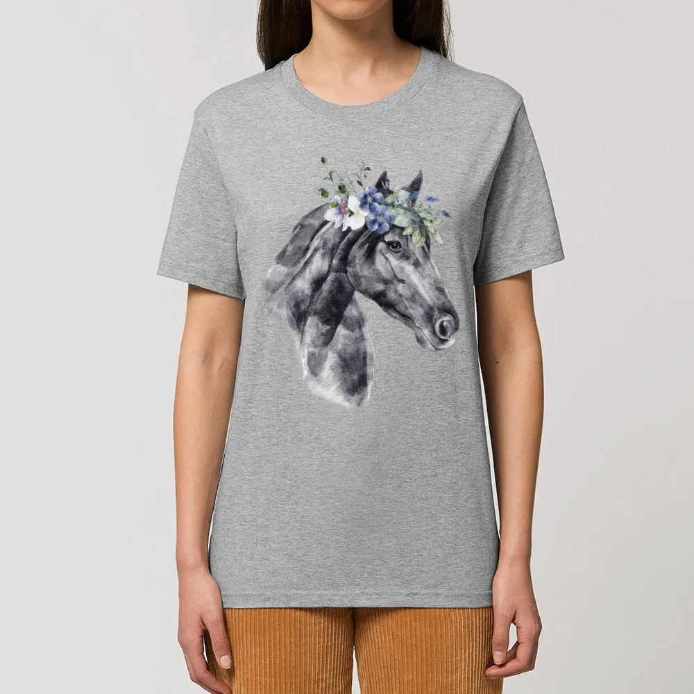 T-Shirt - Floral Horse