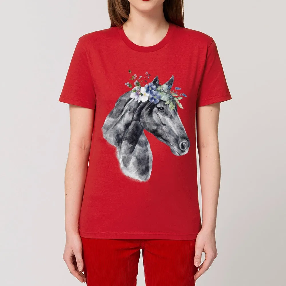 T-Shirt - Floral Horse