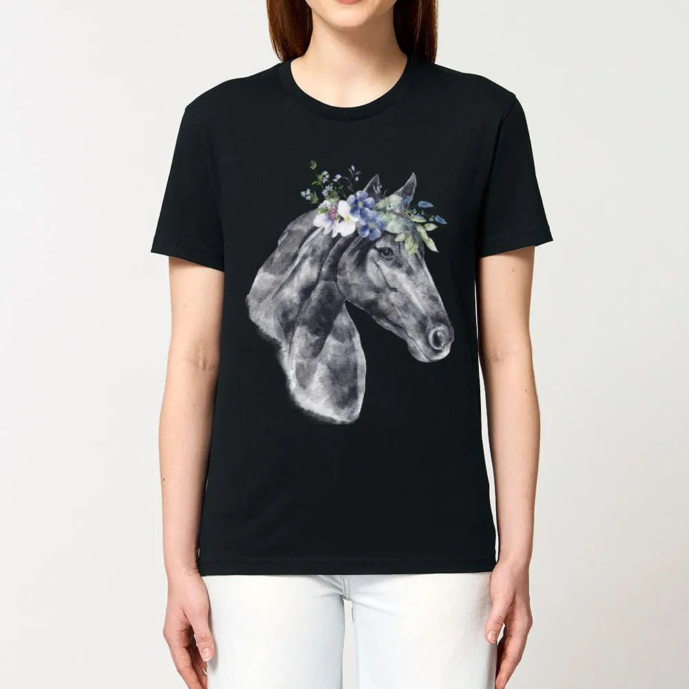 T-Shirt - Floral Horse