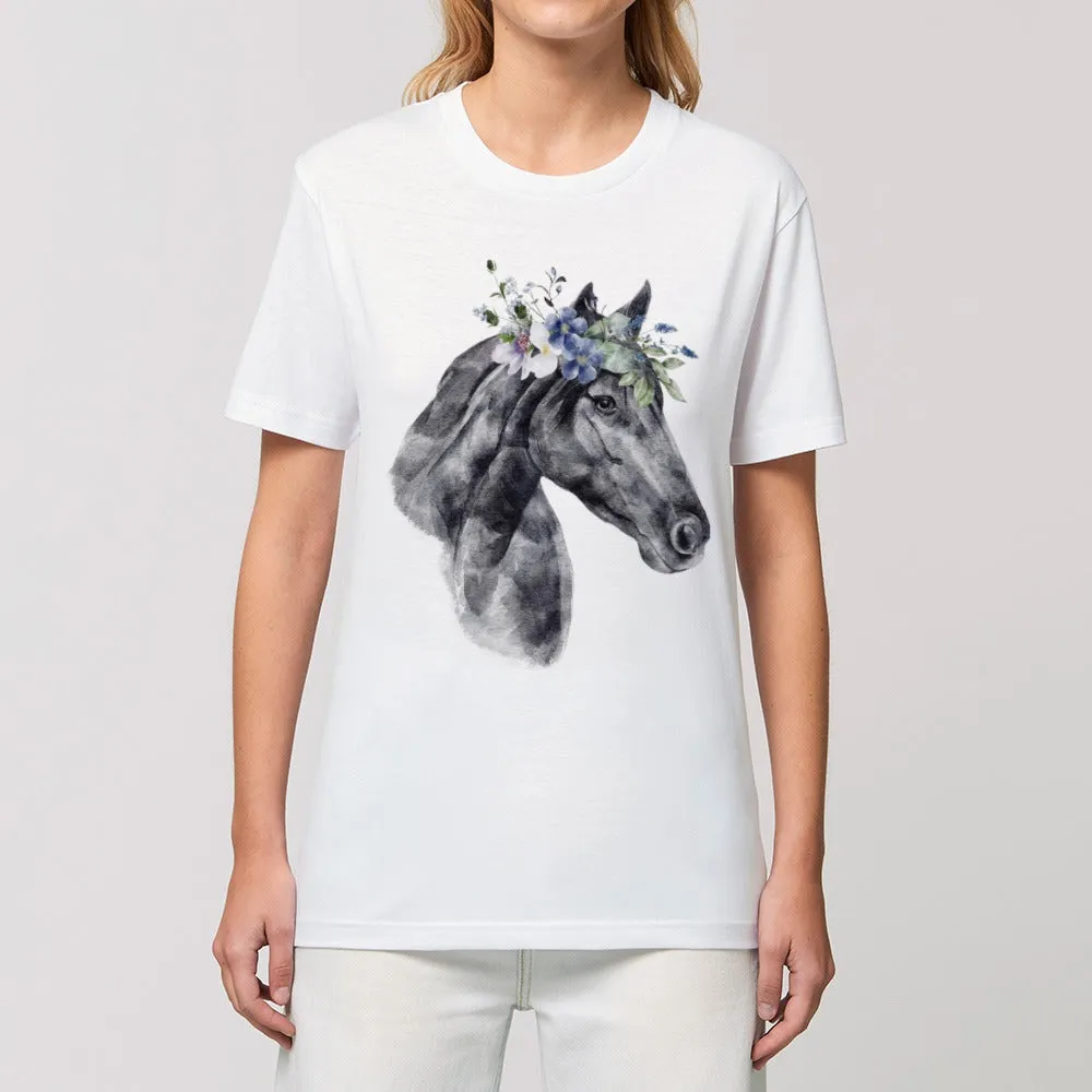 T-Shirt - Floral Horse