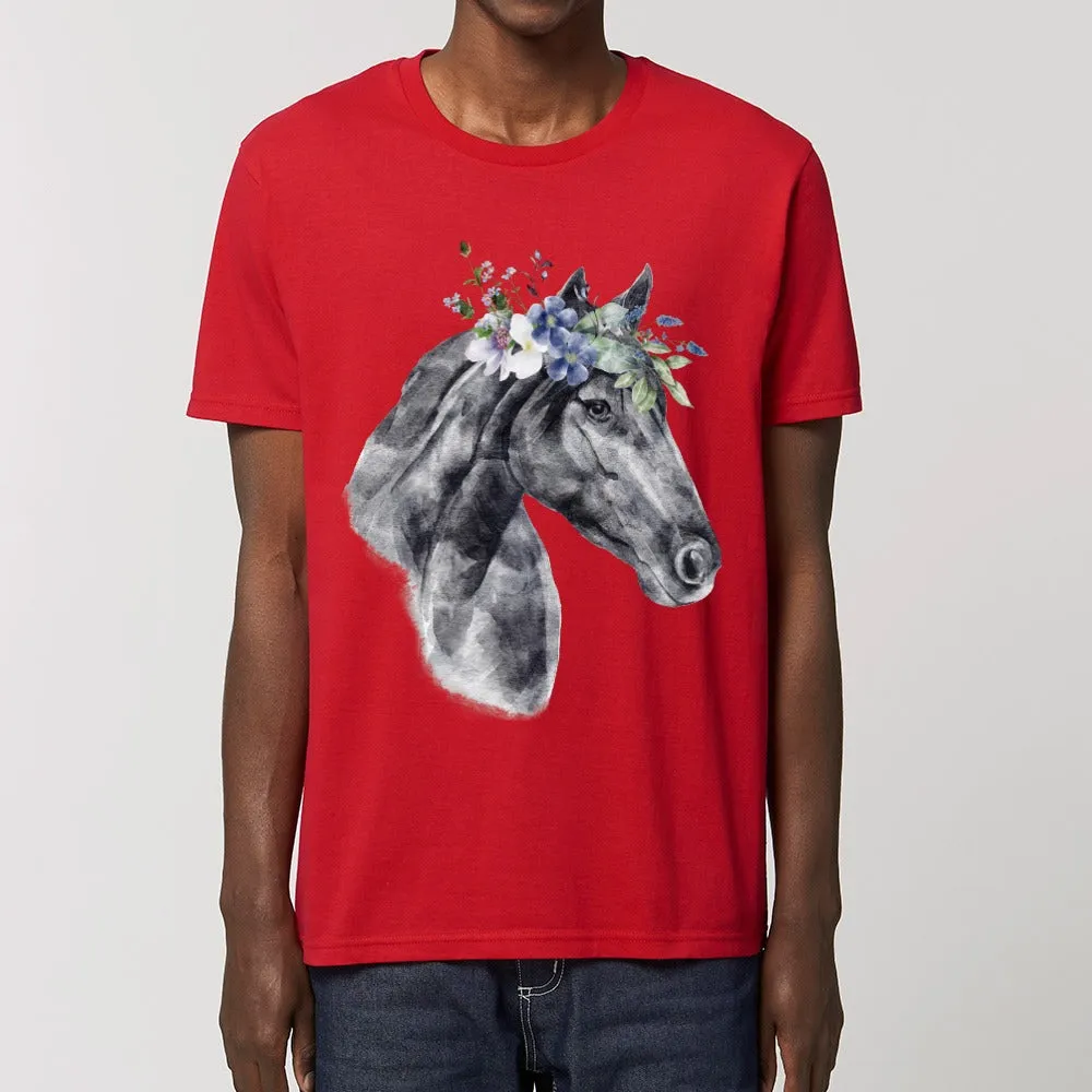 T-Shirt - Floral Horse