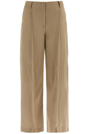 tailored wool blend trousers AK0811 MUD BEIGE