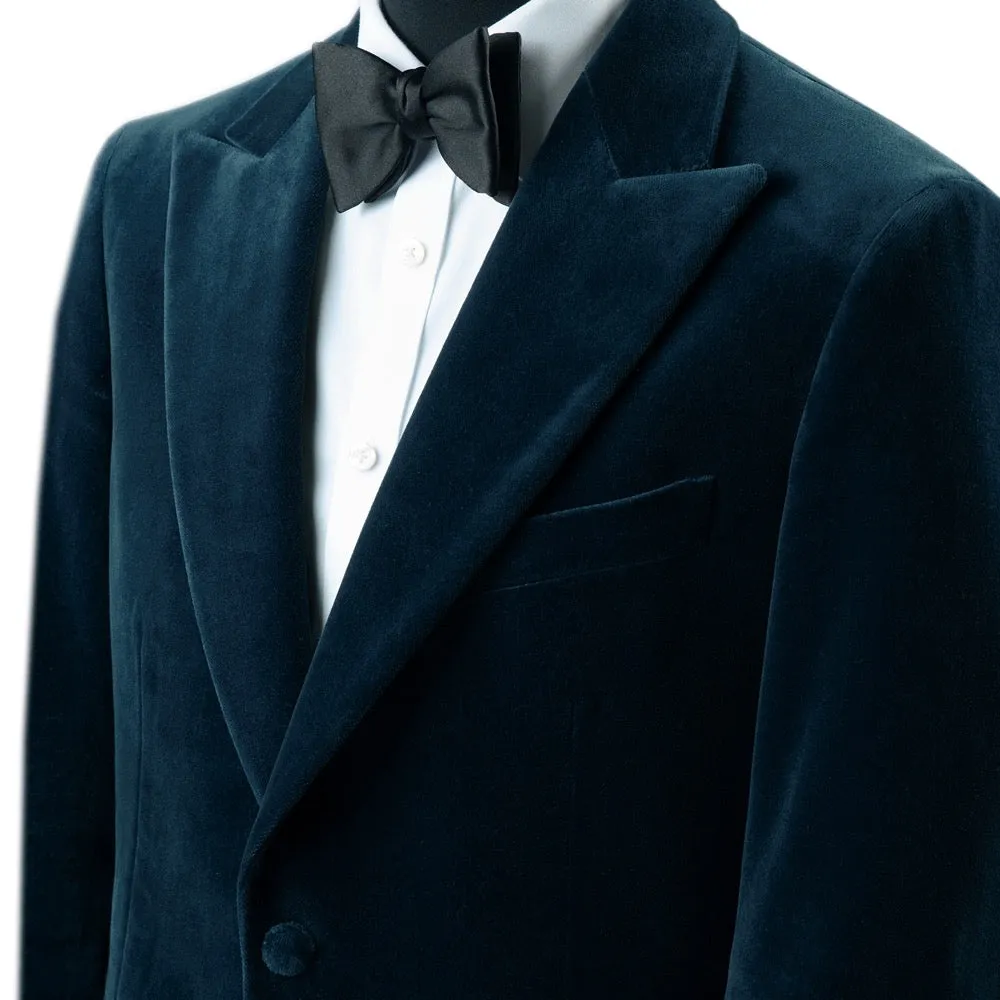 Teal Velvet Jacket