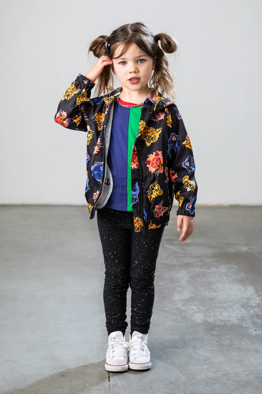 Tiger Heads Hooded Jacket