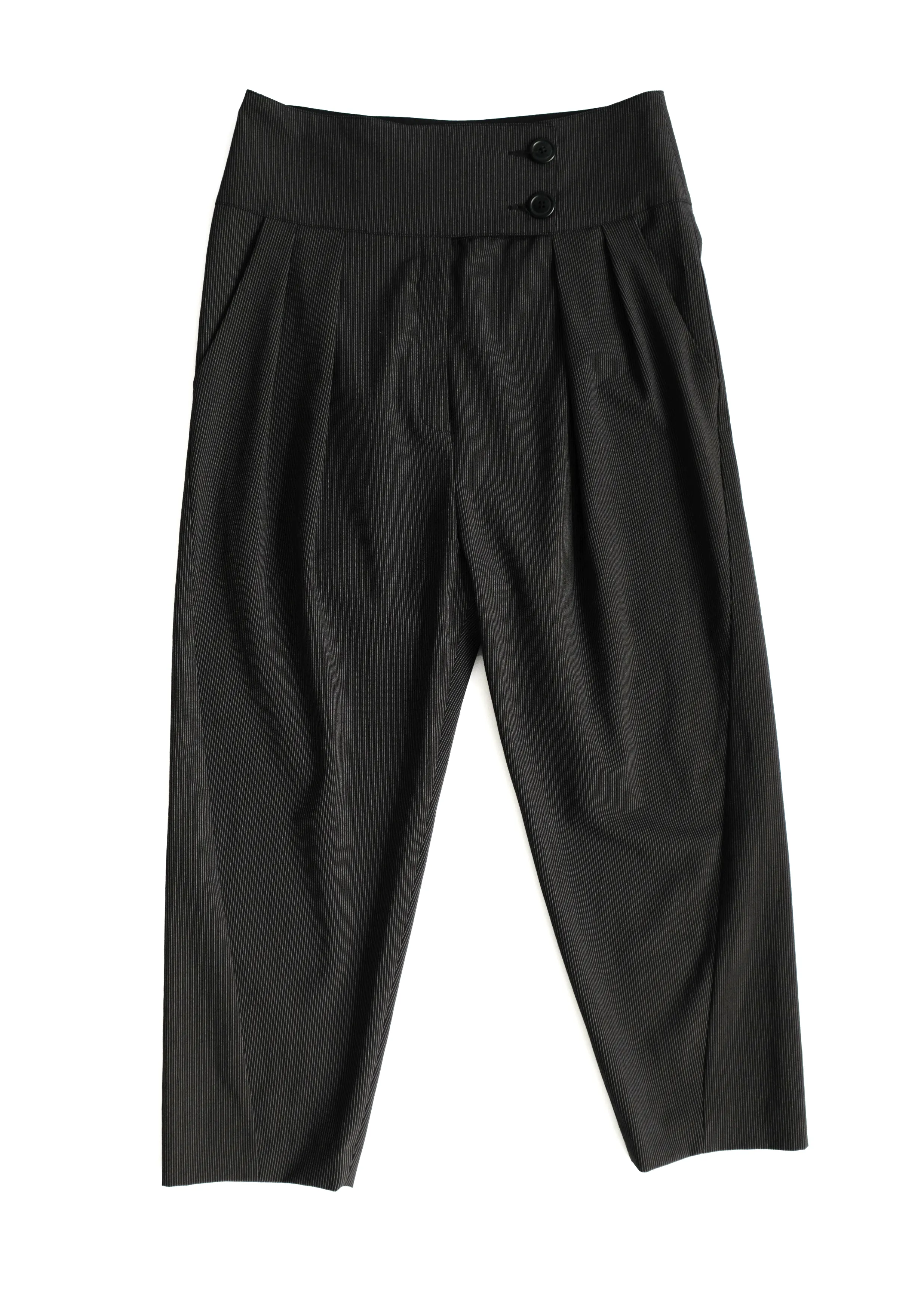 Vivienne Westwood Anglomania Cropped Pinstripe Trousers, UK10