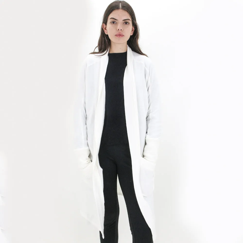 Women's Ribbed Sweaters Cardigan,Off White